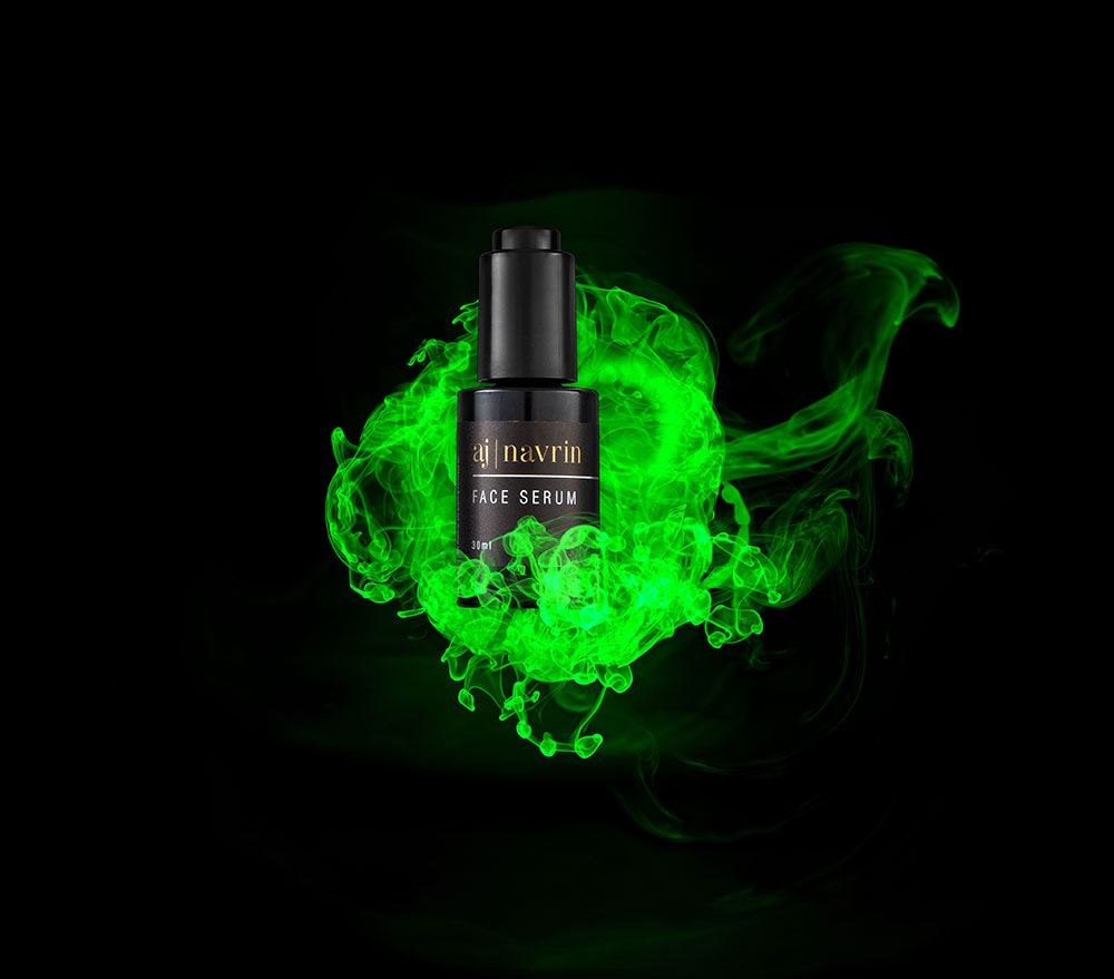 gold coast face serum product photographer brand focus photography