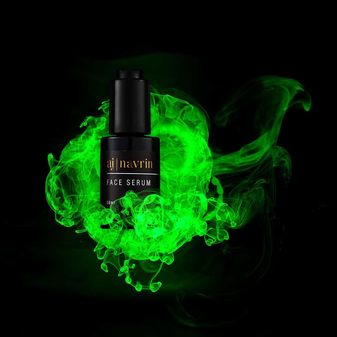 AJ Navrin face serum product photograph
