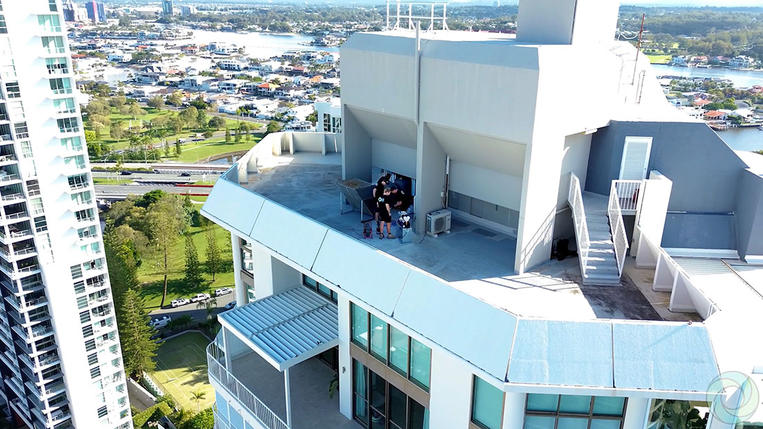 Aerial and drone industrial photography on the Gold Coast by Brand Focus Photography